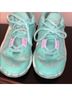Nike 100% Poly Mesh Green Blue Sneakers Size 5 - photo 5