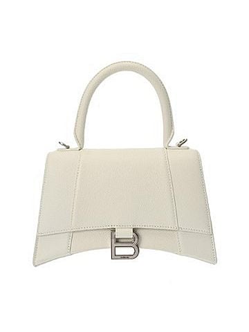 Balenciaga BALENCIAGA Hourglass S White 593546 Women's Leather Handbag A Rank Used Ginzo (view 1)