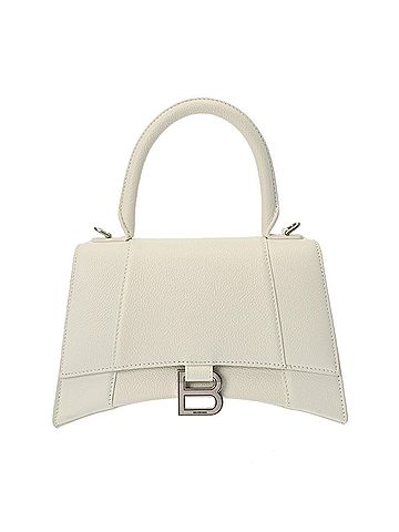 Balenciaga BALENCIAGA Hourglass S White 593546 Women's Leather Handbag A Rank Used Ginzo (view 2)