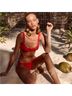Ramy Brook Red Two Piece Swimsuit Size L - photo 8