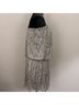 Sofia Collections 100% Polyester 97% Viscose 3% Elastan Solid Silver Cocktail Dress One size - photo 4