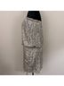 Sofia Collections 100% Polyester 97% Viscose 3% Elastan Solid Silver Cocktail Dress One size - photo 7