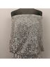 Sofia Collections 100% Polyester 97% Viscose 3% Elastan Solid Silver Cocktail Dress One size - photo 3
