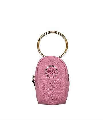 Versace VERSACE Versace Hand Pouch Ring Small Item Case Leather Pink Women's (view 1)