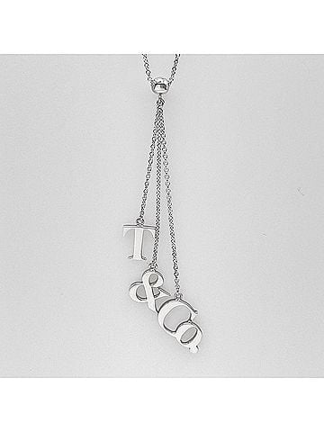 Tiffany & Co. TIFFANY & Co. Icon Logo Swing Necklace Pendant, SV925 Silver, Women's (view 2)