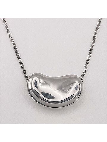 Tiffany & Co. TIFFANY & Co. Bean Organic Necklace Pendant by Elsa Peretti, SV925 Silver, Women's (view 2)