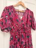 Ulla Johnson Floral Pink Cocktail Dress Size 6 - photo 8