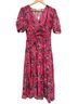 Ulla Johnson Floral Pink Cocktail Dress Size 6 - photo 2
