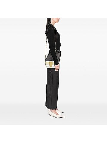 Fendi Mini Acrylic Vitello Trunk Baguette Crossbody (view 2)