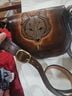 Amazon Basics 100% Leather Animal Print Brown Leather Crossbody Bag One size - photo 6
