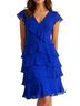 Patra Blue Cocktail Dress Size 8 (petite) - photo 1