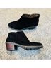 Sam Edelman 100% Suede Black Ankle Boots Size 6 - photo 6