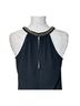 Calvin Klein 100% Polyester Solid Black Cocktail Dress Size 6 - photo 5