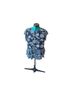 CAbi Floral Blue White Short Sleeve Blouse Size L - photo 1