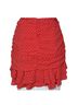 Aqua 100% Polyester 100% Polyester Floral Red Casual Skirt Size M - photo 4