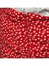 Aqua 100% Polyester 100% Polyester Floral Red Casual Skirt Size M - photo 6