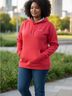 Columbia Solid Red Long Sleeve Top Size 1X - photo 3
