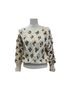 Anthropologie Solid Multi Color White Pullover Sweater Size M - photo 1