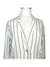 Rails 55% Rayon 45% Linen 100% Rayon Stripes White Brown Tan Blazer Size XL - photo 4