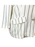 Rails 55% Rayon 45% Linen 100% Rayon Stripes White Brown Tan Blazer Size XL - photo 5