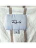 Rails 55% Rayon 45% Linen 100% Rayon Stripes White Brown Tan Blazer Size XL - photo 3
