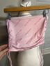 White Fox Print Pink Sleeveless Top Size S - photo 8