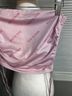 White Fox Print Pink Sleeveless Top Size S - photo 7