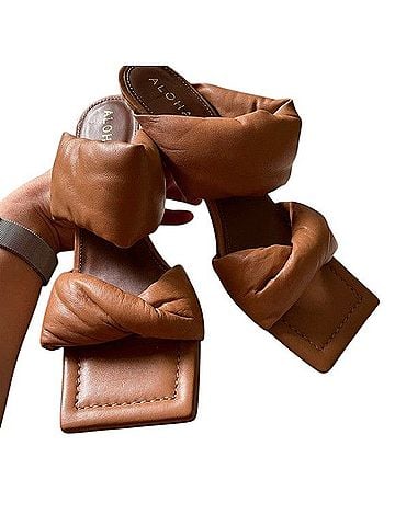 ALOHAS Twist Strap Sandal Heels (view 1)
