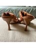 ALOHAS 100% Leather Brown Heels Size 6 - photo 5