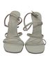 inamorata 100% Leather Ivory Heels Size 7 1/2 - photo 4