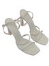 inamorata 100% Leather Ivory Heels Size 7 1/2 - photo 2