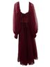 Amazon Essentials Burgundy Cocktail Dress Size S - photo 3