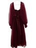 Amazon Essentials Burgundy Cocktail Dress Size S - photo 4