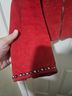 Double D Ranch 100% Suede Red Jacket Size M - photo 5