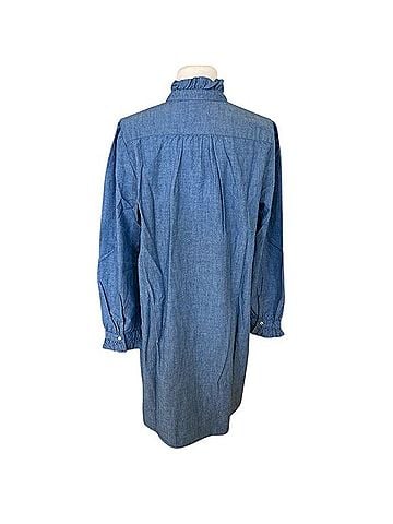 J.Crew Ruffle front chambray dress Casual Dress (view 2)