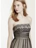 David's Bridal 100% Polyester Black Tan Cocktail Dress Size 8 - photo 5