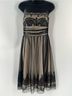David's Bridal 100% Polyester Black Tan Cocktail Dress Size 8 - photo 15