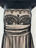 David's Bridal 100% Polyester Black Tan Cocktail Dress Size 8 - photo 6