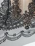 David's Bridal 100% Polyester Black Tan Cocktail Dress Size 8 - photo 8
