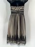 David's Bridal 100% Polyester Black Tan Cocktail Dress Size 8 - photo 9