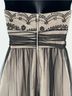 David's Bridal 100% Polyester Black Tan Cocktail Dress Size 8 - photo 10