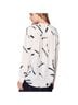 Joie Print White Black Long Sleeve Blouse Size M - photo 2