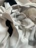 Joie Print White Black Long Sleeve Blouse Size M - photo 3