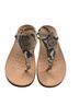 Vionic Snake Print Black Tan Sandals Size 8 1/2 - photo 1