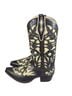 Sendra Floral Brown Ivory Boots Size 11 - photo 1