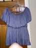 Mustard Seed Blue Purple Short Sleeve Top Size L - photo 7