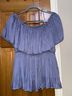 Mustard Seed Blue Purple Short Sleeve Top Size L - photo 8