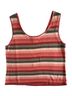 Talbots Stripes Red Pink Green Sleeveless Top Size XL - photo 2