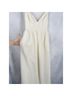 Jill Stuart 100% Polyester Solid White Ivory Cocktail Dress Size 4 - photo 12
