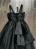 Donna Karan Active 100% Polyester Black Cocktail Dress Size 10 - photo 11